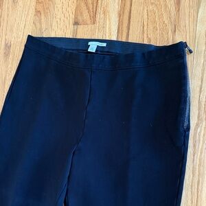 Halogen Black Elastic Waist Side Zip Dress Pants, Size Large